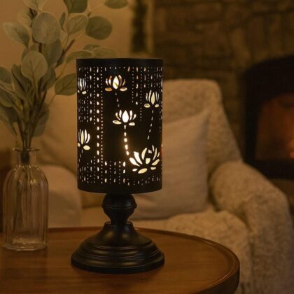 BENE Merlin Table Lamp MS 31 cm, (Black, Pack of 1 Pc)
