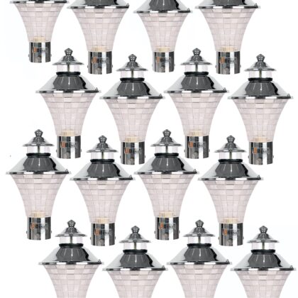 BENE Geruit  Outdoor Lamp (Steel, 18 Cms, Pack of 16 Pcs)